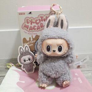 POP MART The Monsters - Exciting Macaron Vinyl Plush - SESAME BEAN